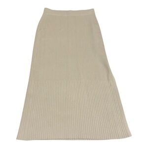 Alp-n-Rock Beige Ribbed Tube Skirt Size XS